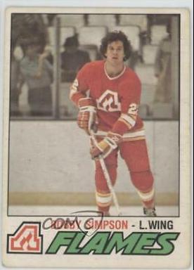 Bobby Simpson #310 1977-78 O-Pee-Chee Hockey