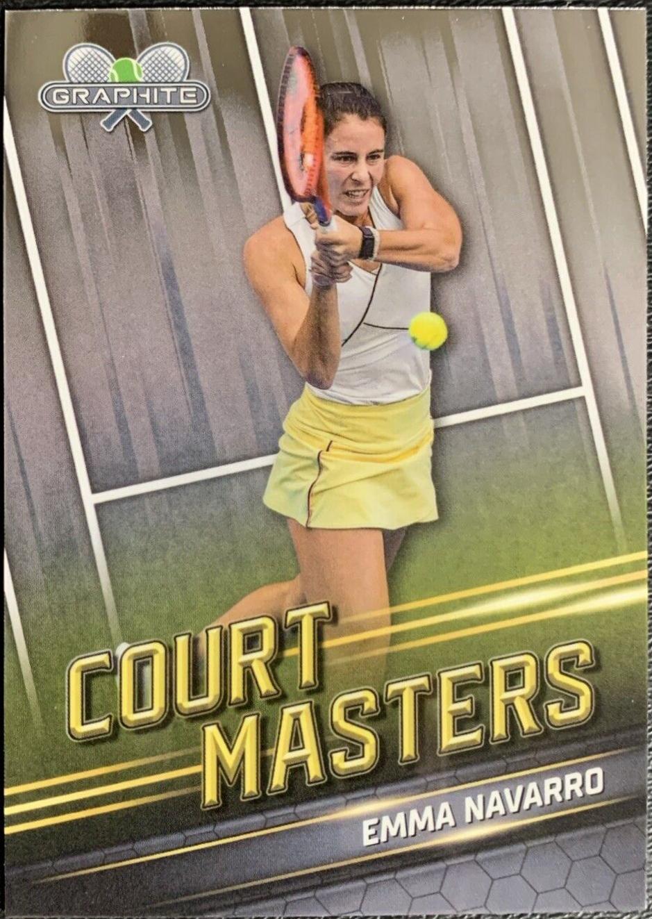 Emma Navarro #CM-EN Tennis Cards 2024 Topps Graphite Court Masters