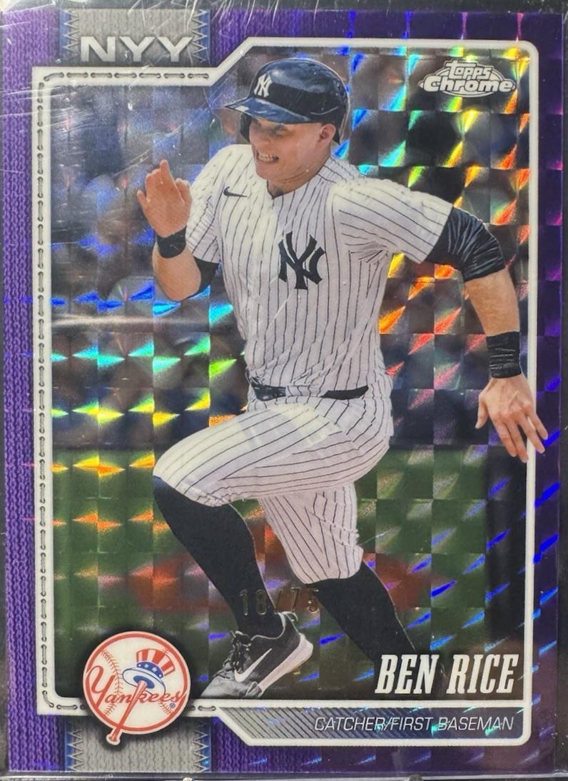 2026 Ben Rice [Purple Geometric Refractor] #295