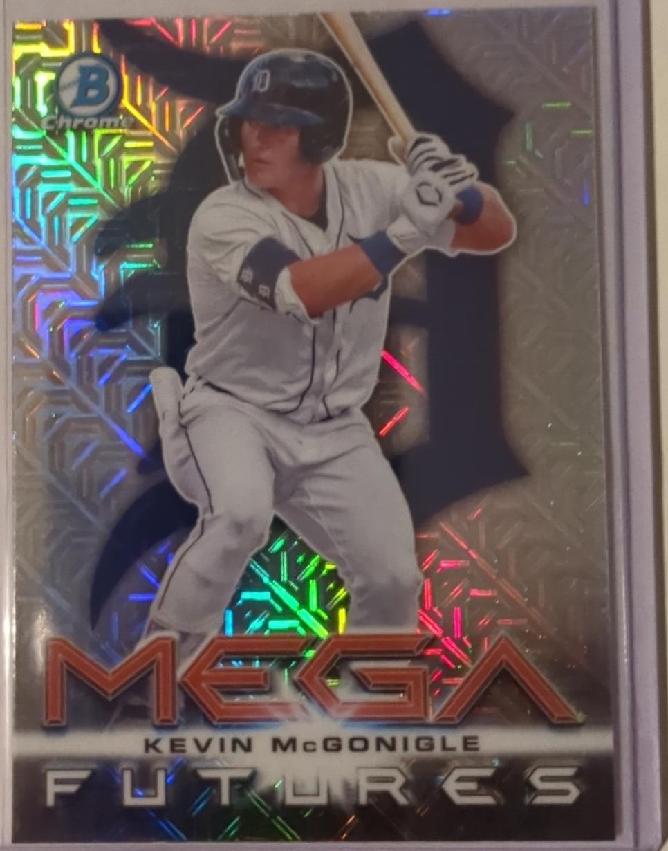 Kevin McGonigle #BMF-19 Baseball Cards 2025 Bowman Mega Futures