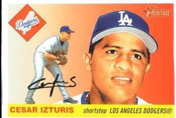 Cesar Izturis #73 Baseball Cards 2004 Topps Heritage