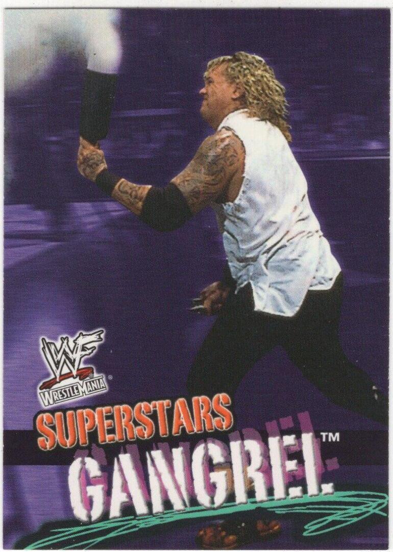 Gangrel #35 Wrestling Cards 2001 Fleer WWF Wrestlemania