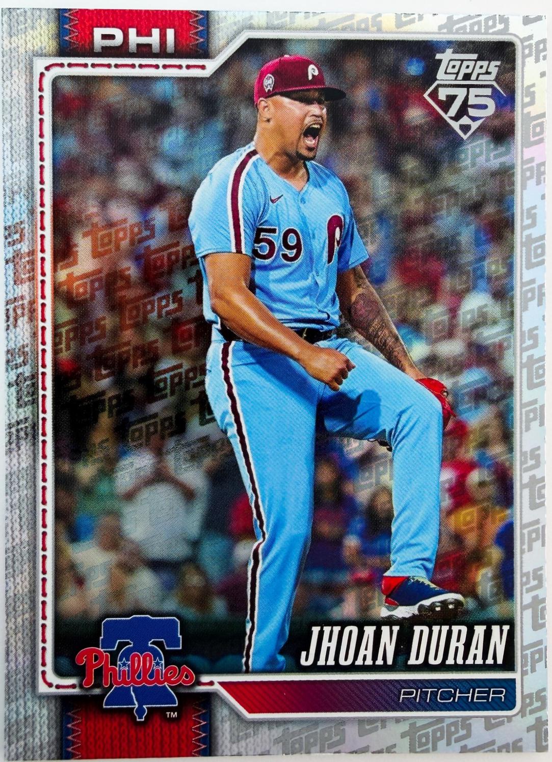 Jhoan Duran [Topps Foil Pattern] (2026 Topps)
