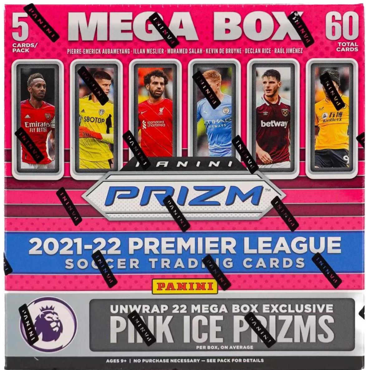 Mega Box Soccer Cards 2022 Panini Prizm Premier League