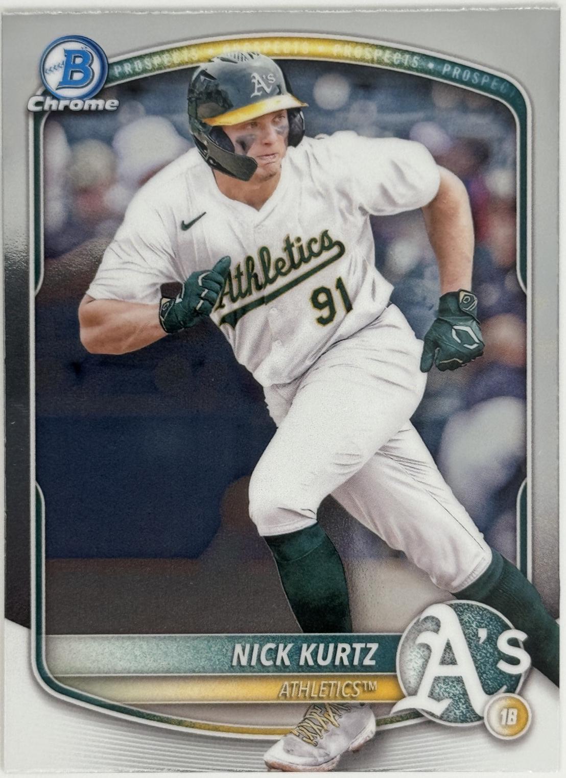 Nick Kurtz #BCP-114 Baseball Cards 2025 Bowman Chrome Prospects