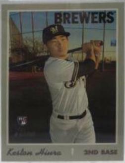 Keston Hiura #512 Baseball Cards 2019 Topps Heritage