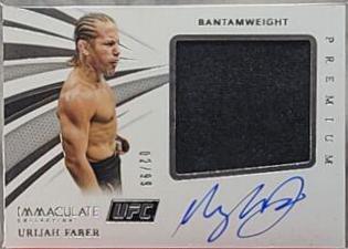 Urijah Faber Ufc Cards 2021 Panini Immaculate UFC Premium Memorabilia Autographs