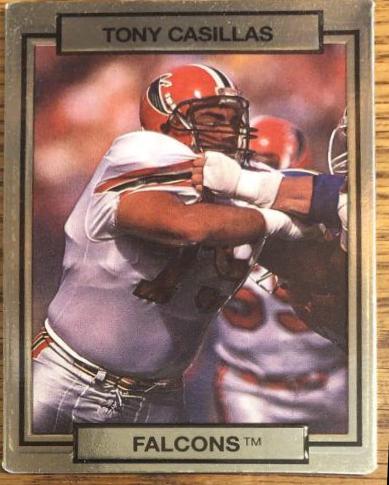 Tony Casillas #3 Football Cards 1990 Action Packed