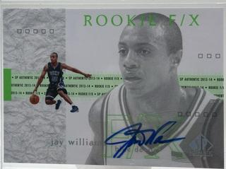 Jay Williams 2001 SP Rookie FX Autograph