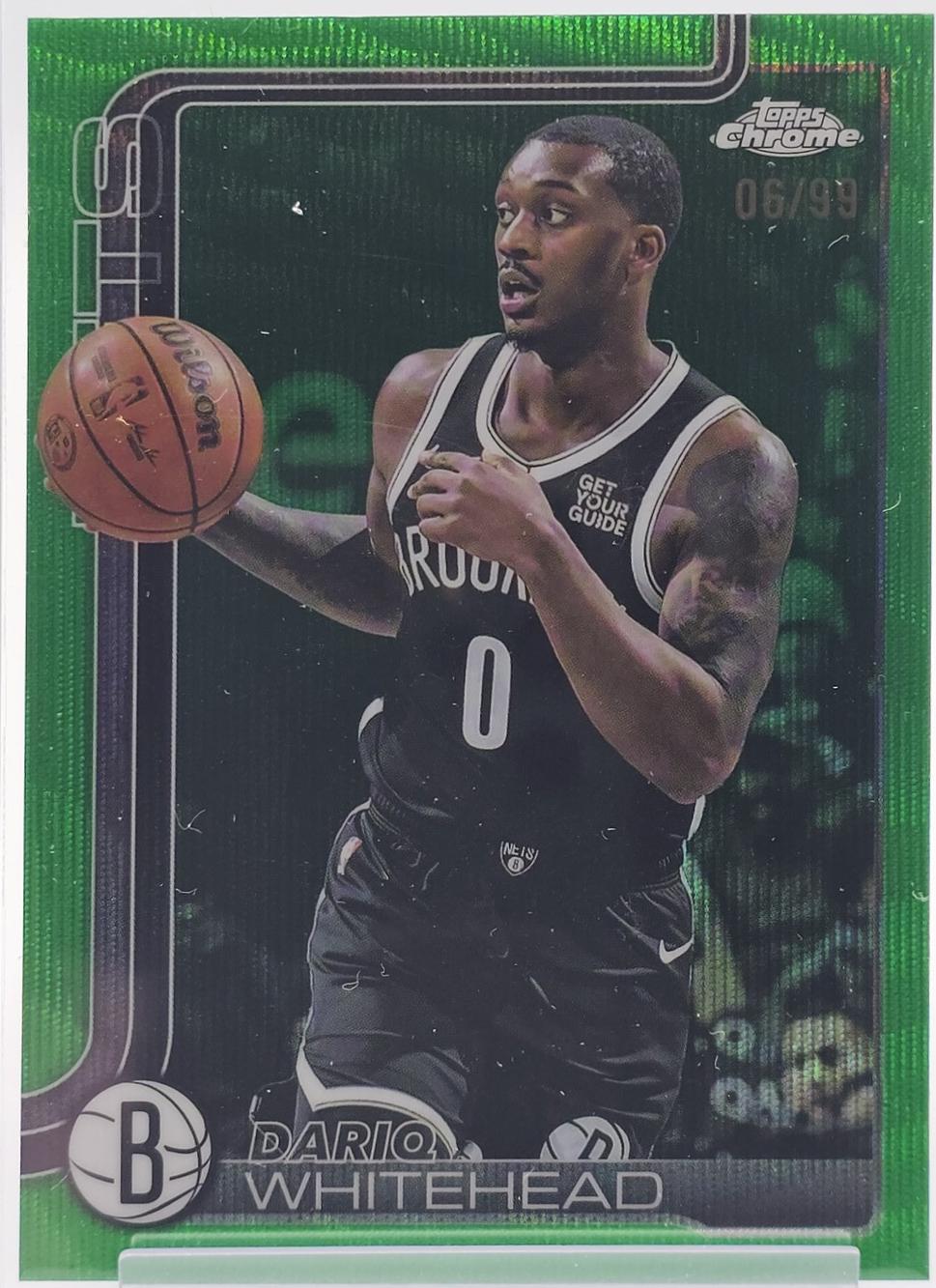 Dariq Whitehead [Green Wave Refractor] #91