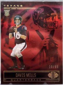 Davis Mills #80 2021 Panini Illusions Football