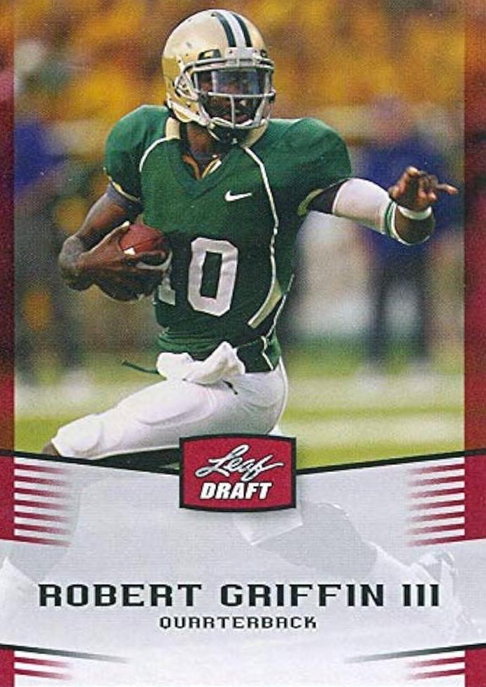 Robert Griffin III #40 Football Cards 2012 Leaf Draft