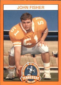 John Fisher #51 1990 Tennessee Volunteers Centennial Football