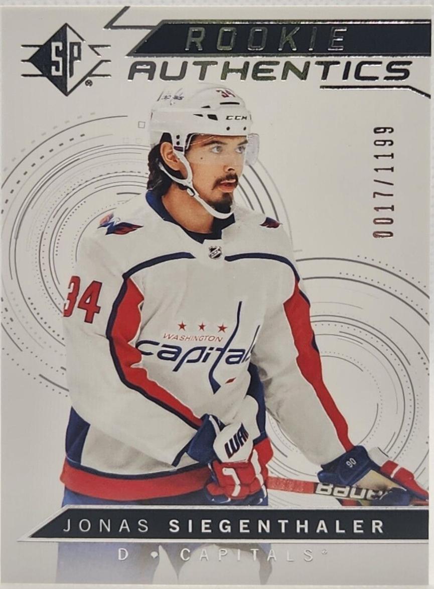Jonas Siegenthaler [Rookie Authentics Jersey] #129