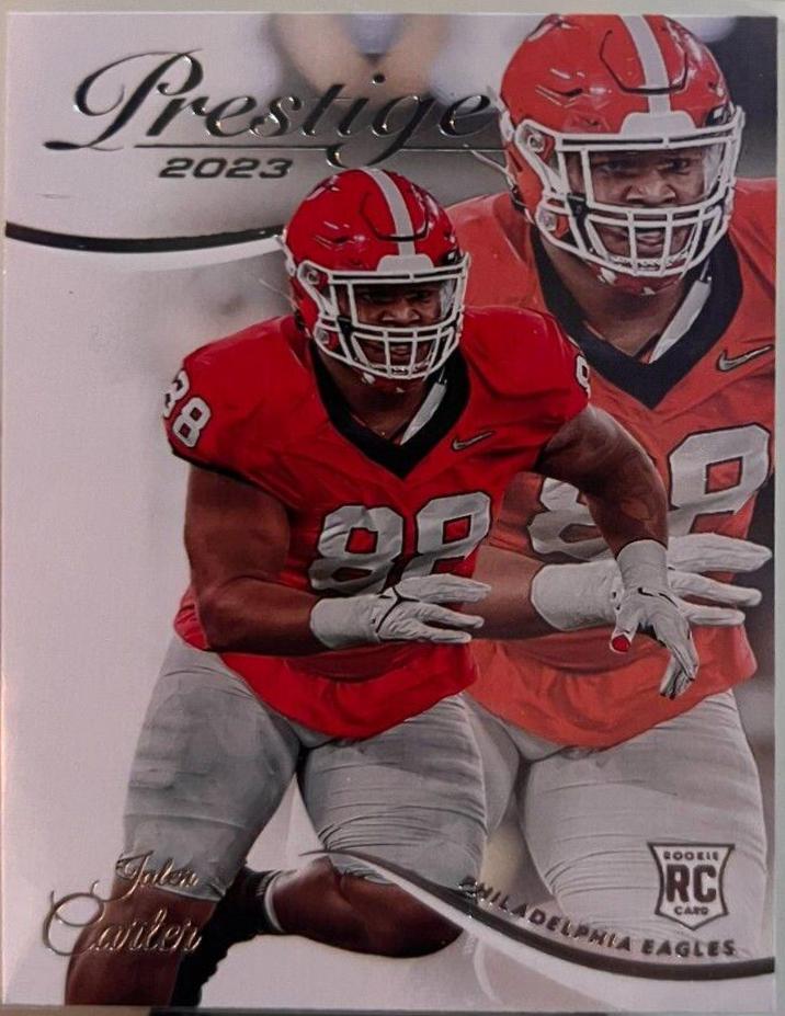 Jalen Carter #344 Football Cards 2023 Panini Prestige
