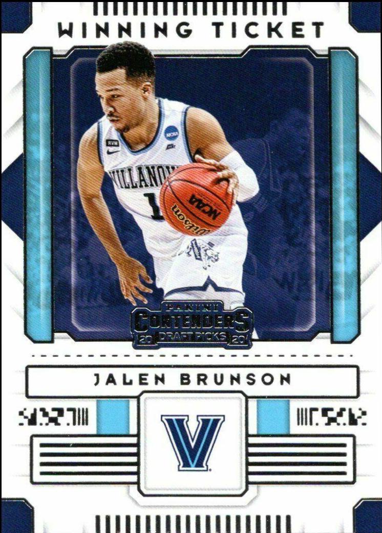 Jalen Brunson #4 Basketball Cards 2020 Panini Contenders Draft Picks Winning Tickets