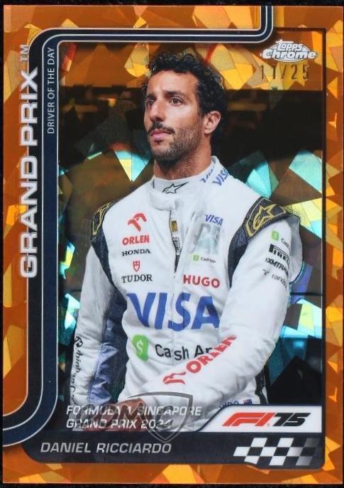 Daniel Ricciardo [Orange] #139 Prices | 2025 Topps Chrome Sapphire