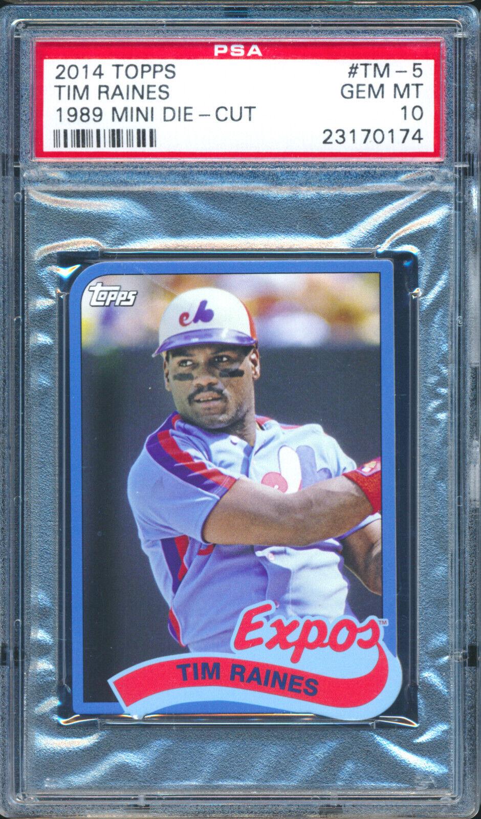 Tim Raines #TM-5 Baseball Cards 2014 Topps 1989 Mini Die Cut