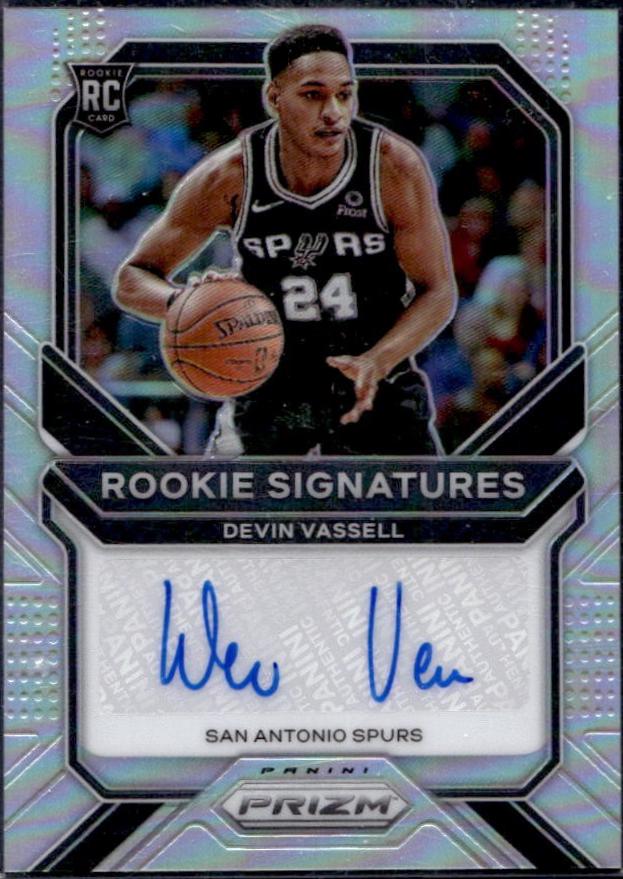 Devin Vassell #RS-DVS 2020-21 Panini Prizm Basketball Rookie Signatures
