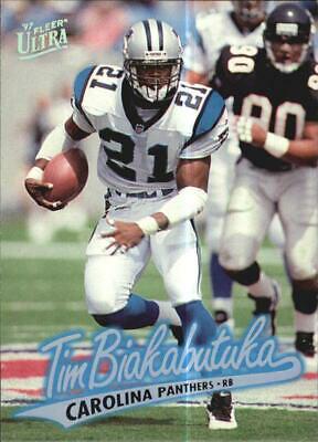 Tim Biakabutuka #6 Football Cards 1997 Ultra