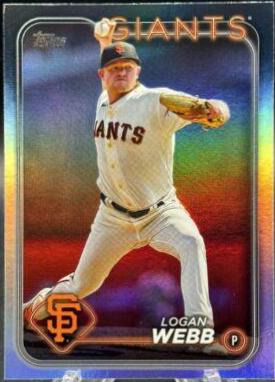 Logan Webb [Rainbow Foil] #4 Prices | 2024 Topps | Baseball Cards