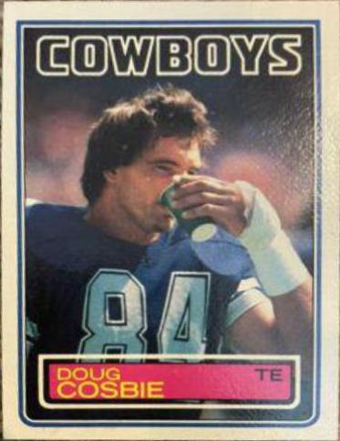 Doug Cosbie #44 Football Cards 1983 Topps
