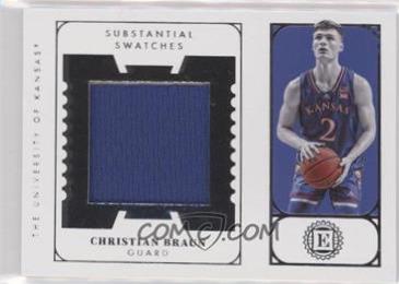 Christian Braun #ES-CBR Basketball Cards 2022 Panini Chronicles Draft Picks Encased Substantial Rookie Swatches