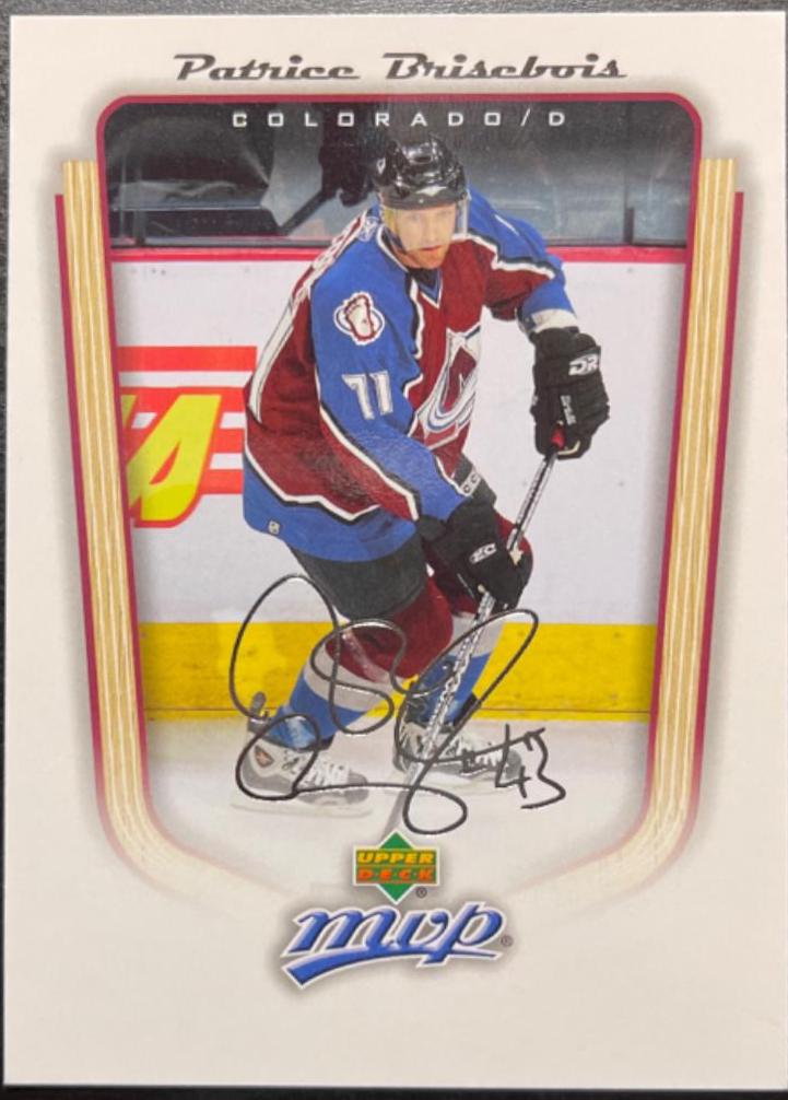Patrice Brisebois #105 Hockey Cards 2005 Upper Deck MVP