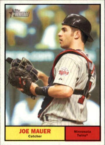 Joe Mauer #2 Baseball Cards 2010 Topps Heritage