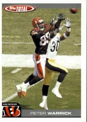 Peter Warrick #14 Football Cards 2004 Topps Total