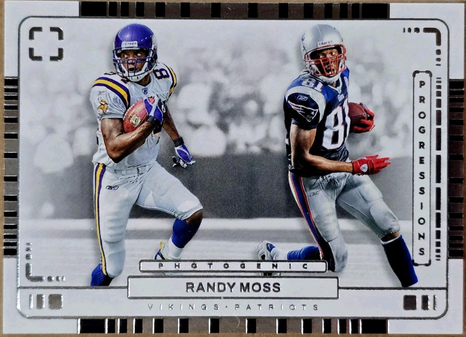 Randy Moss #6 Football Cards 2024 Panini Photogenic Progressions