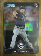 Matt Moore [Refractor] #20 Baseball Cards 2012 Bowman Chrome Draft Prices