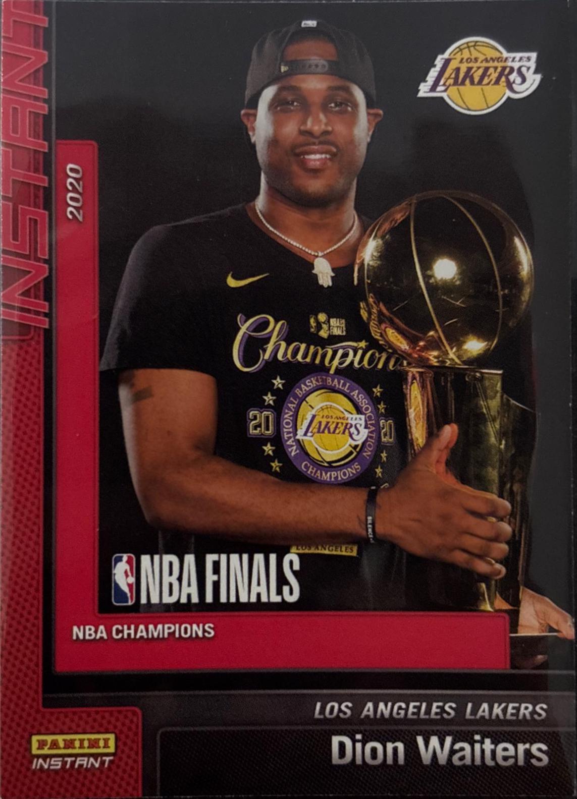 Dion Waiters #19 Basketball Cards 2019 Panini Instant Lakers NBA Champions