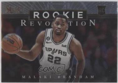 Malaki Branham #6 Basketball Cards 2022 Panini Select Rookie Revolution