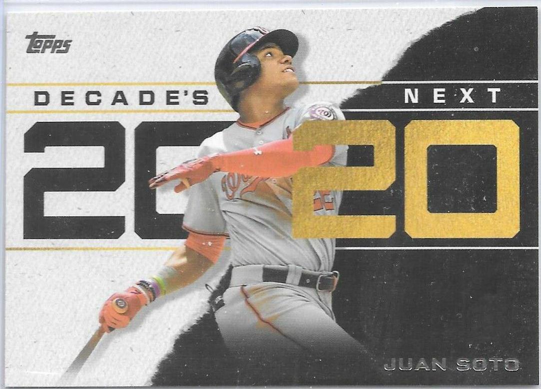 Juan Soto #DN-12 Baseball Cards 2020 Topps Decade's Next