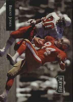 Brent Jones #13 Football Cards 1992 Playoff