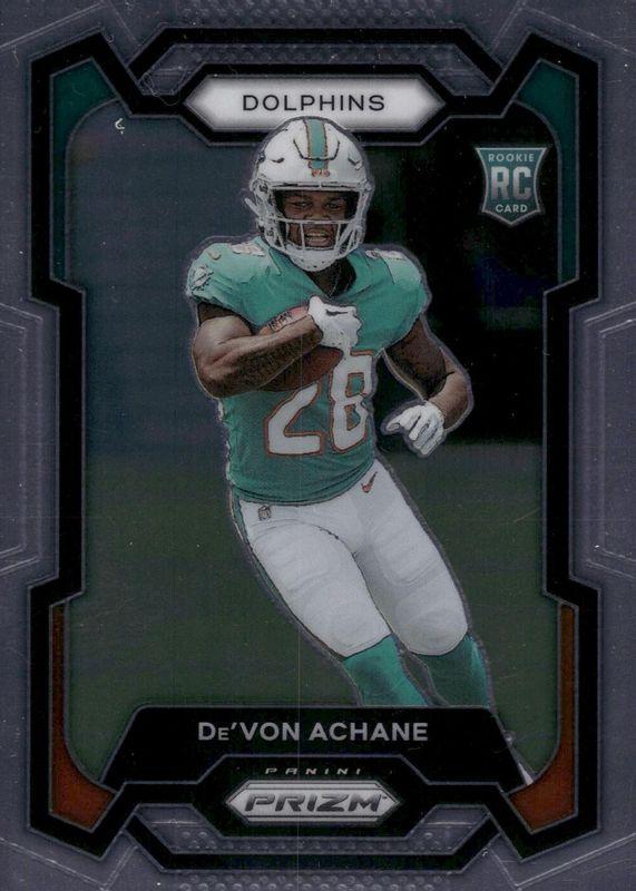 De'Von Achane #365 Football Cards 2023 Panini Prizm