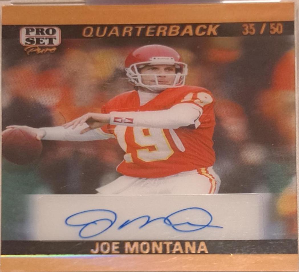 Joe Montana #90-JM2 Football Cards 2020 Leaf Metal Joe Montana Collection