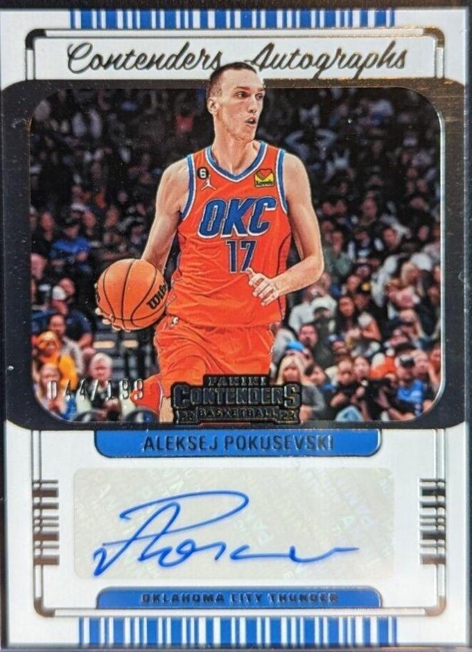 Aleksej Pokusevski #CA-APK Basketball Cards 2022 Panini Contenders Autographs