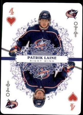 Patrik Laine #4 Hockey Cards 2022 O Pee Chee Playing Cards