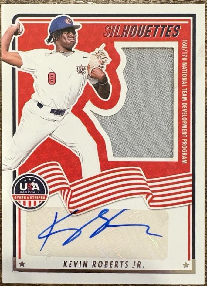 Kevin Roberts Jr. #USA-KR 2025 Panini Stars & Stripes Baseball USA Materials
