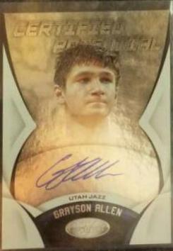 Grayson Allen #CP-GA Basketball Cards 2018 Panini Certified Potential Autographs
