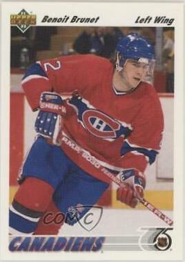 Benoit Brunet #469 Hockey Cards 1991 Upper Deck