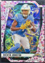 Quentin Johnston [Choice Cherry Blossom] #160 Football Cards 2024 Panini Prizm Prices