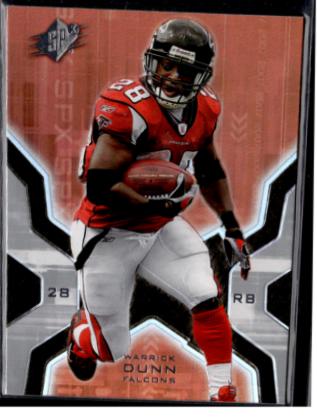 Warrick Dunn #6 Football Cards 2007 Spx