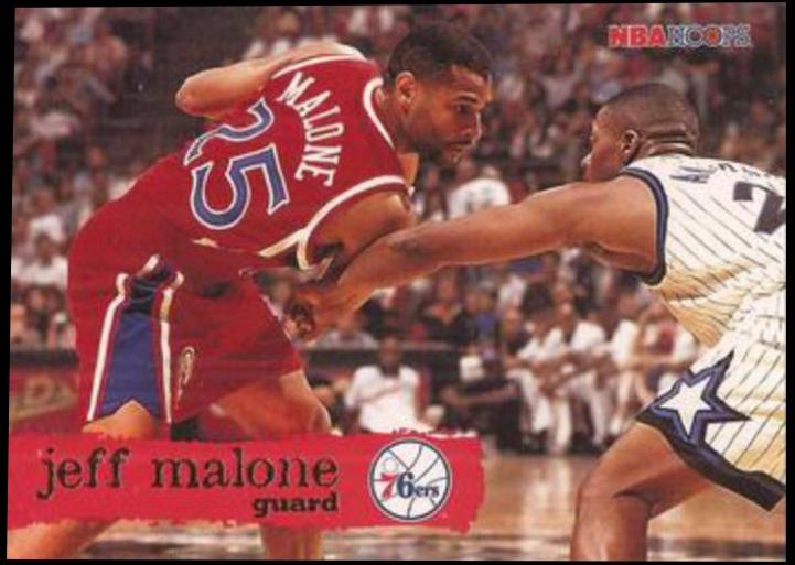 Jeff Malone #123 1995 Hoops Basketball