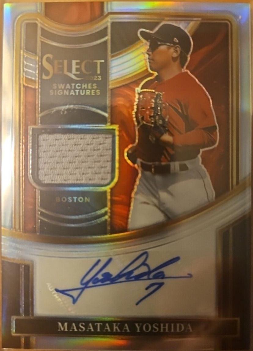 Masataka Yoshida #PJA-PC 2023 Panini Select Baseball Rookie Jersey Autographs