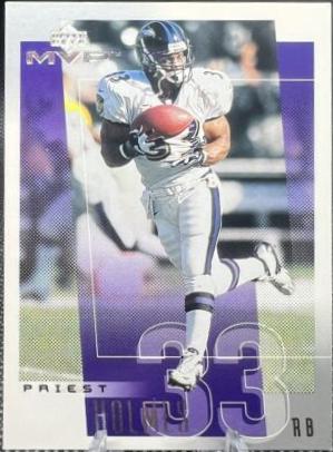 Priest Holmes #23 Football Cards 2001 Upper Deck MVP