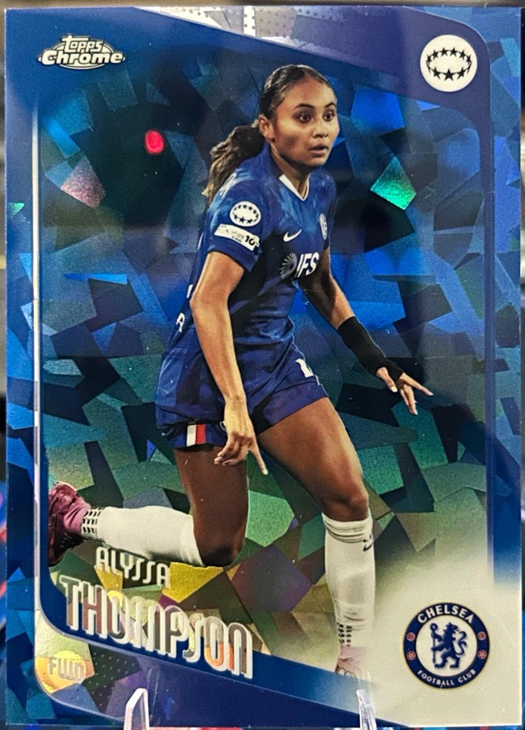 Alyssa Thompson #18 2025 Topps Chrome Sapphire Uwcl Soccer