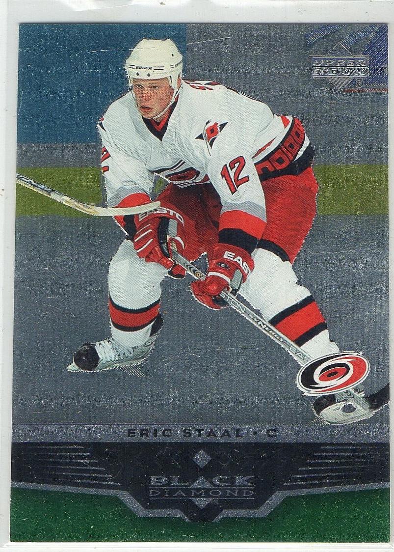 Eric Staal #15 Hockey Cards 2005 Upper Deck Black Diamond
